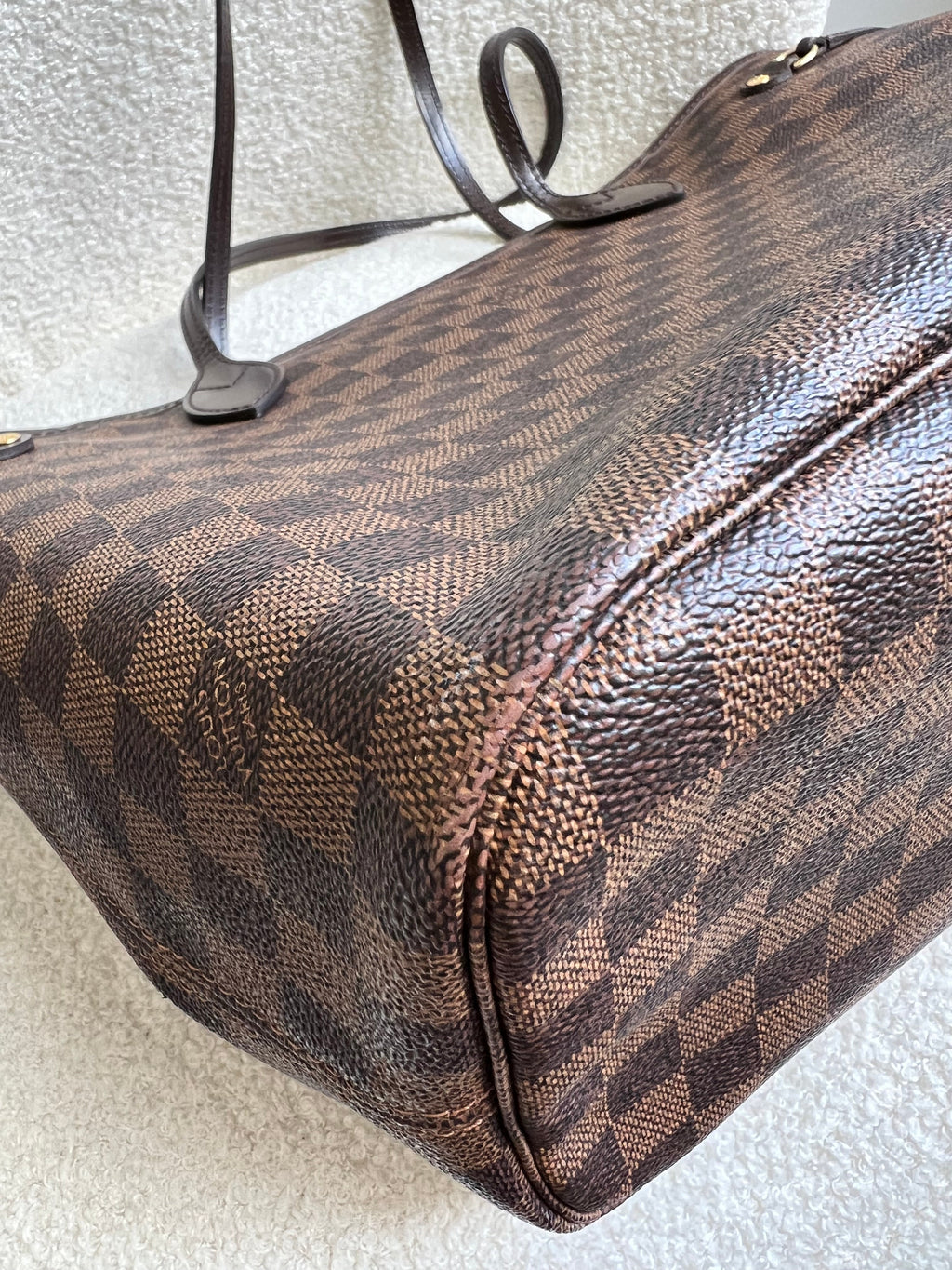 Louis Vuitton Neverfull MM Damier Ebene Rose Ballerine (RRP £1410)