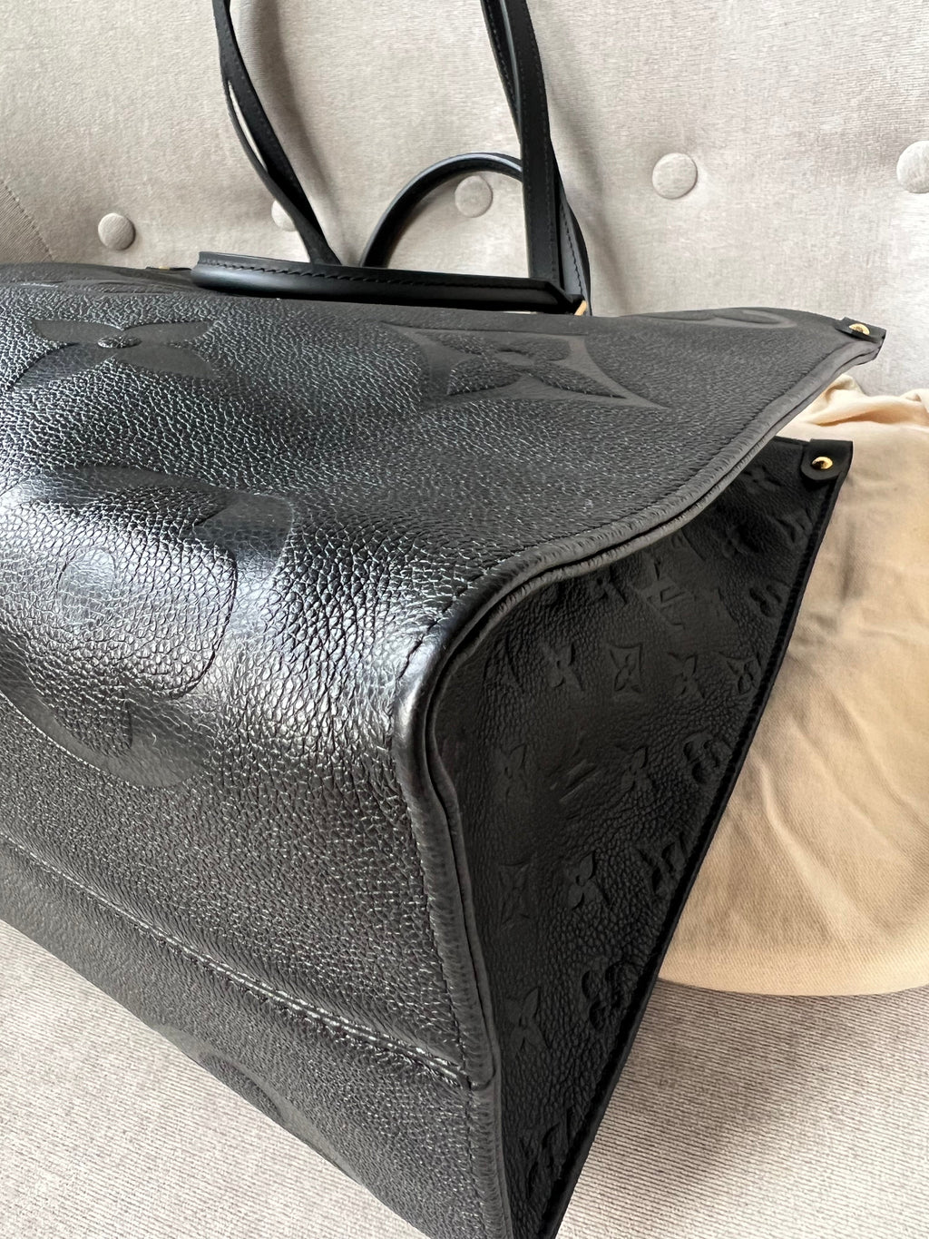 Louis Vuitton On the Go GM Black Empreinte (RRP £2,570)