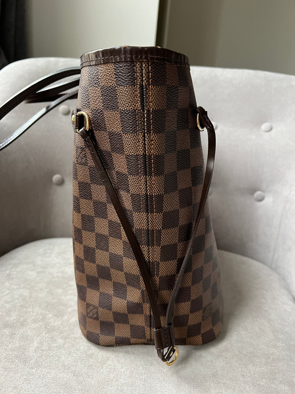 Louis Vuitton Neverfull MM Damier Ebene Cherry Interior (RRP £1410)