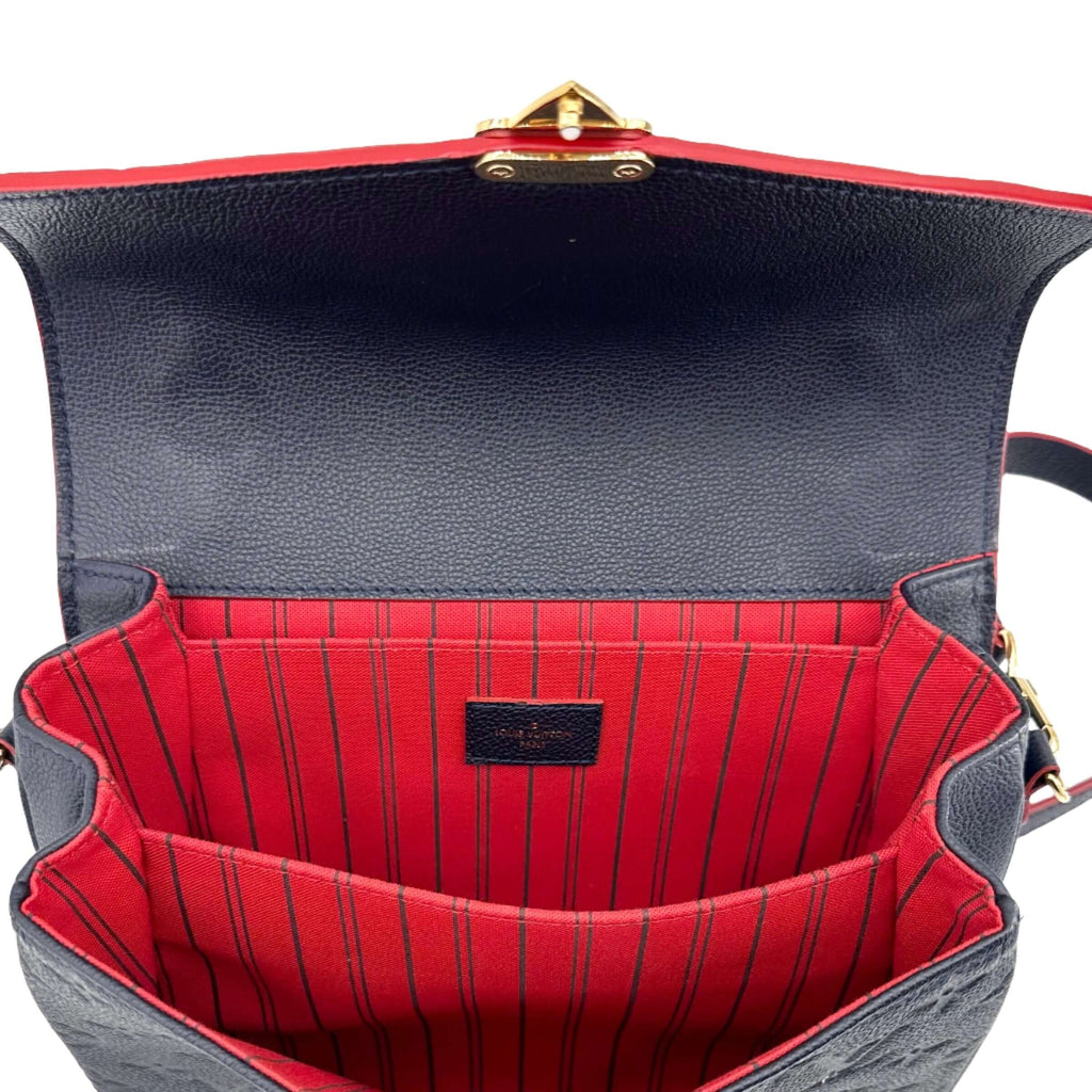 Louis Vuitton Empreinte Pochette MÃƒÆ’Ã‚Â©tis Marine Rouge