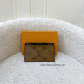 LV Flat Card Holder in Monogram & Reverse Monogram Canvas
