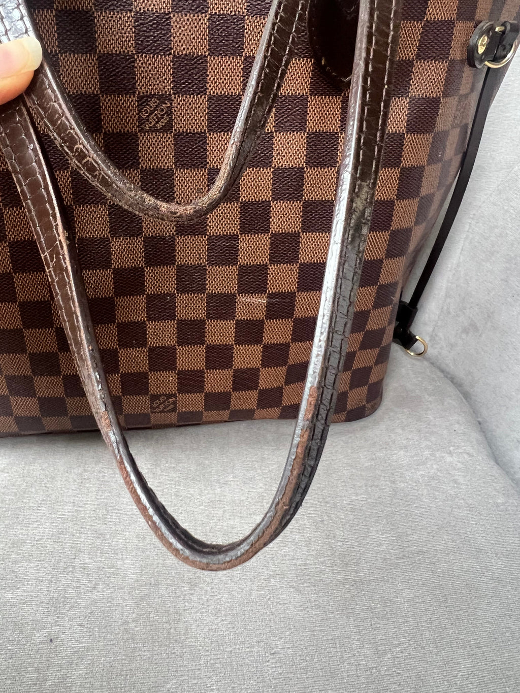 Louis Vuitton Neverfull MM Damier Ebene Cherry Interior (RRP £1,410)
