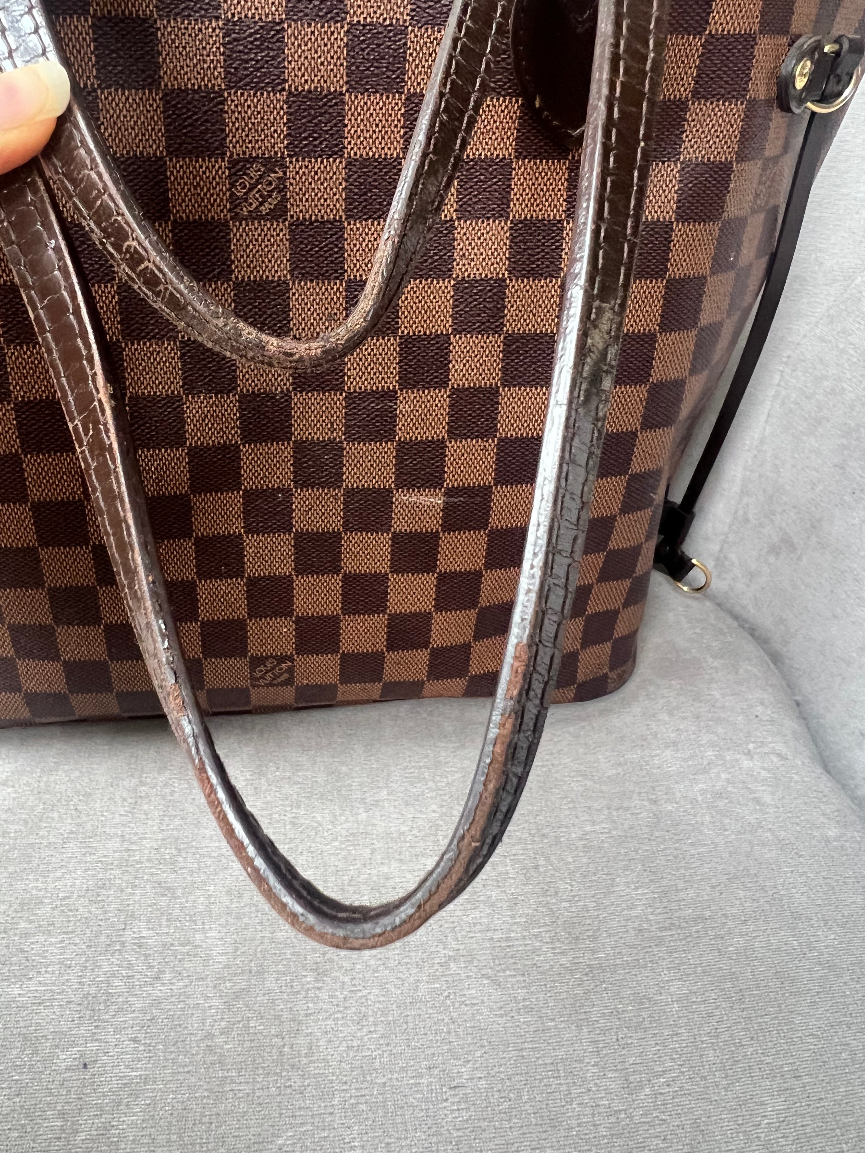 Louis Vuitton Neverfull MM Damier Ebene Cherry Interior (RRP £1,410)