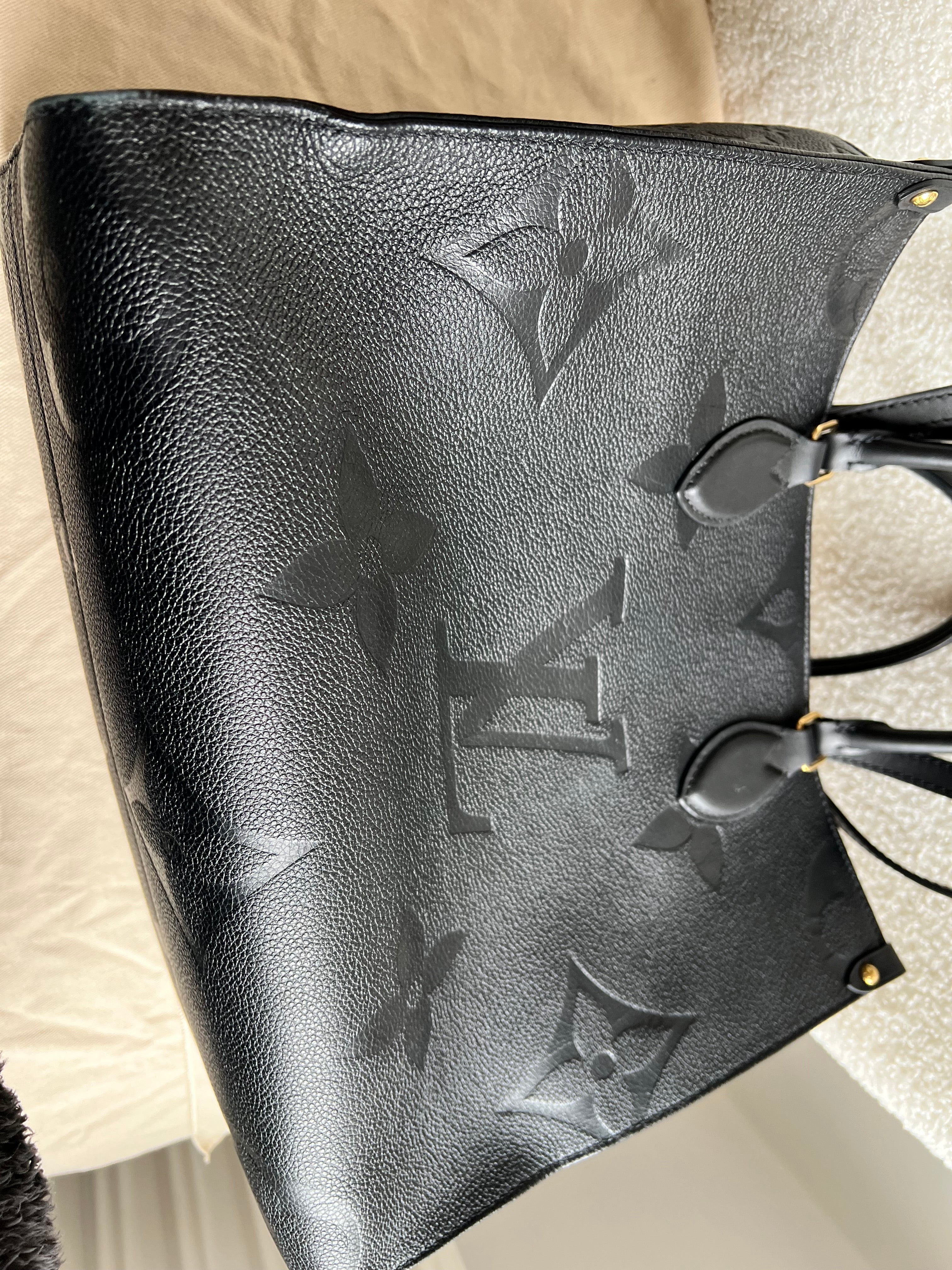 Louis Vuitton On the Go MM Black Empreinte (RRP £2,250)