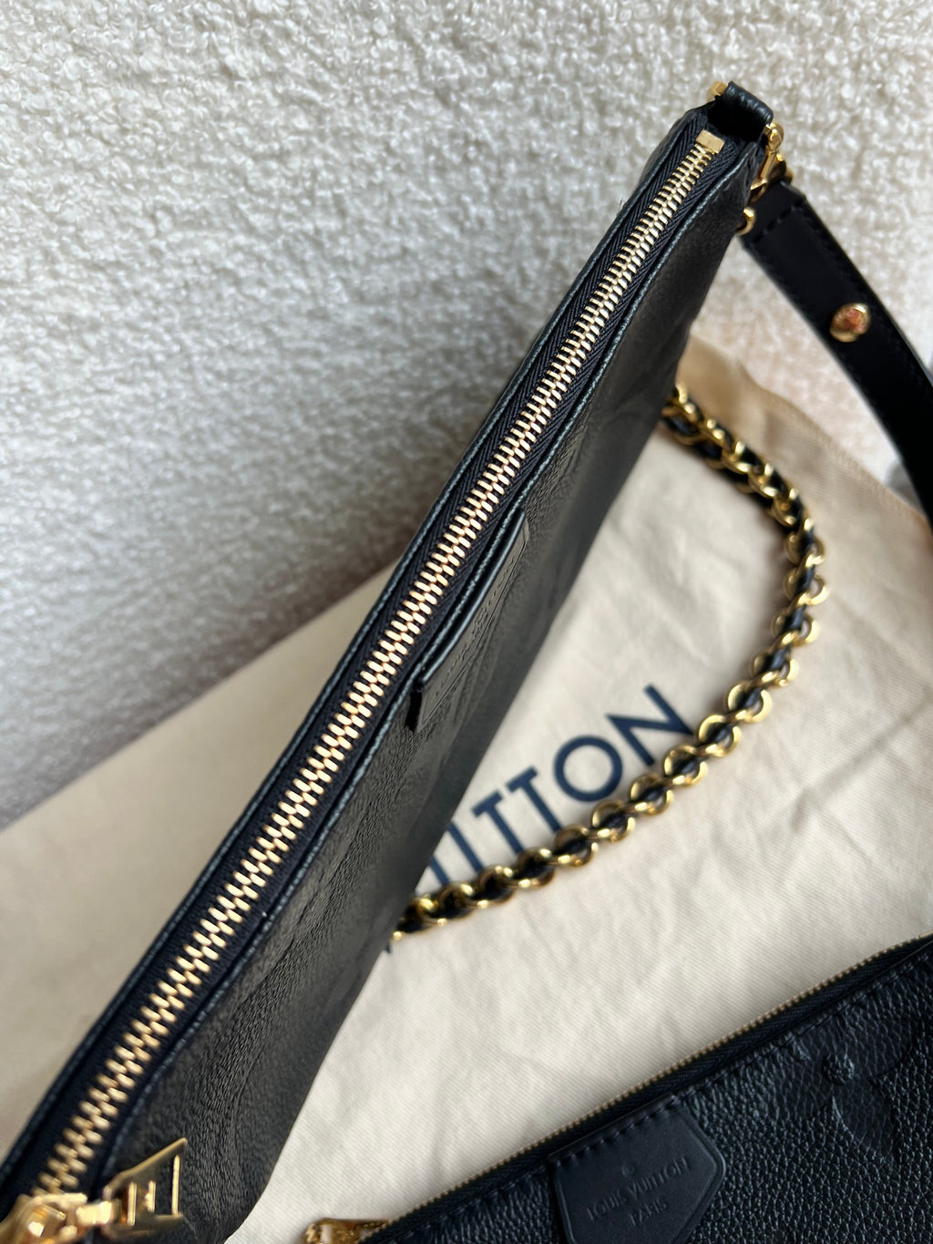 Louis Vuitton Multi Pochette Accessoires Black Empreinte (RRP £2140)