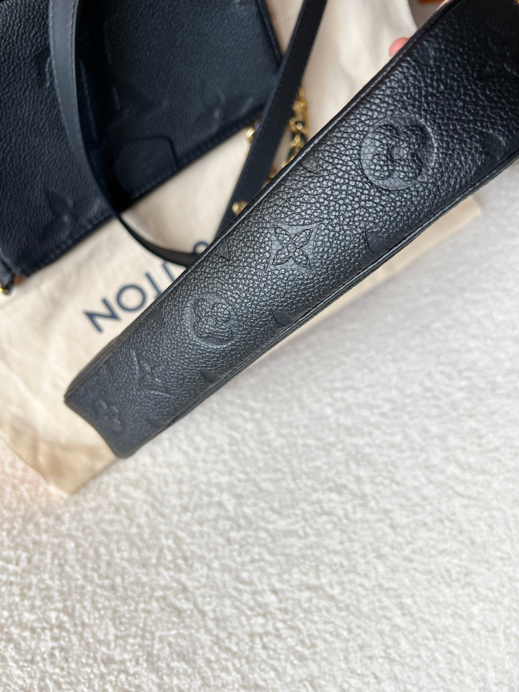 Louis Vuitton Multi Pochette Accessoires Black Empreinte (RRP £2140)