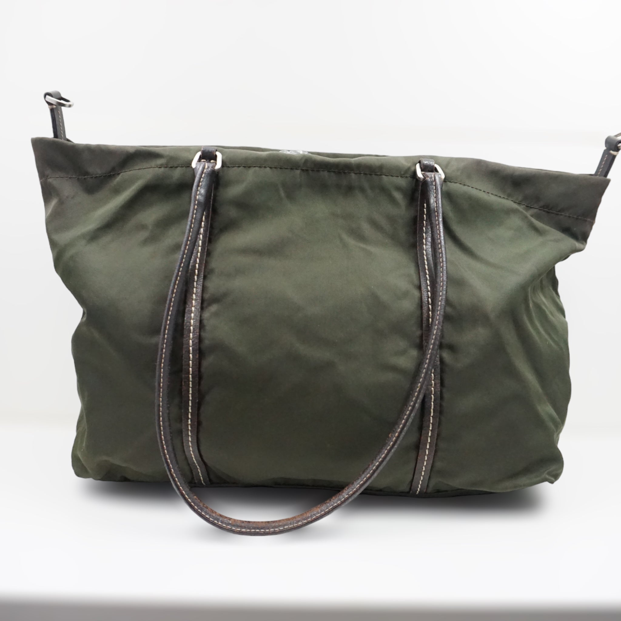 Prada ArmygrÃƒÆ’Ã‚Â¸n Skuldertaske
