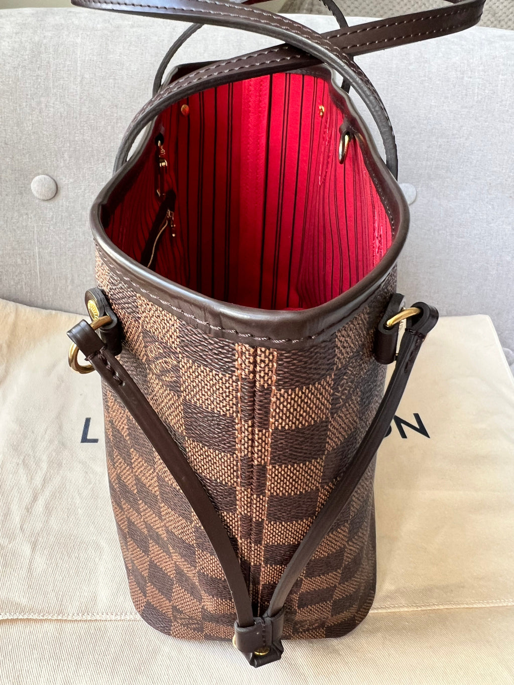 Louis Vuitton Neverfull PM Damier Ebene (RRP £1360)