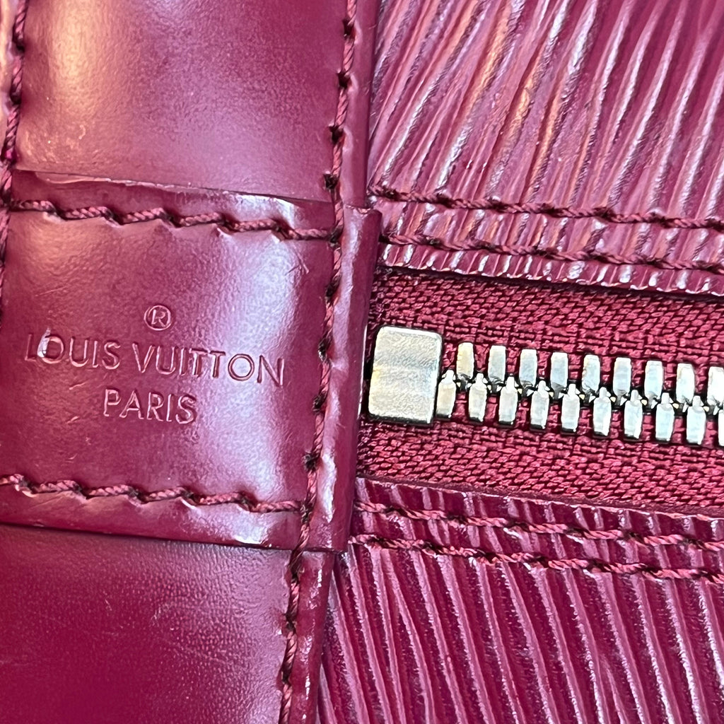 LOUIS VUITTON Alma BB Epi Leather Top Handle Bag