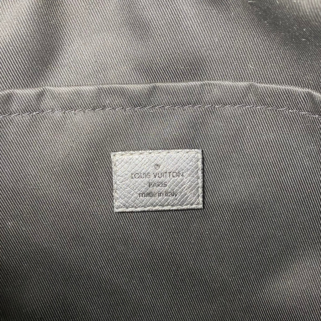 LOUIS VUITTON Outdoor Messenger Silver Taiga-OUTLET FINAL SALE