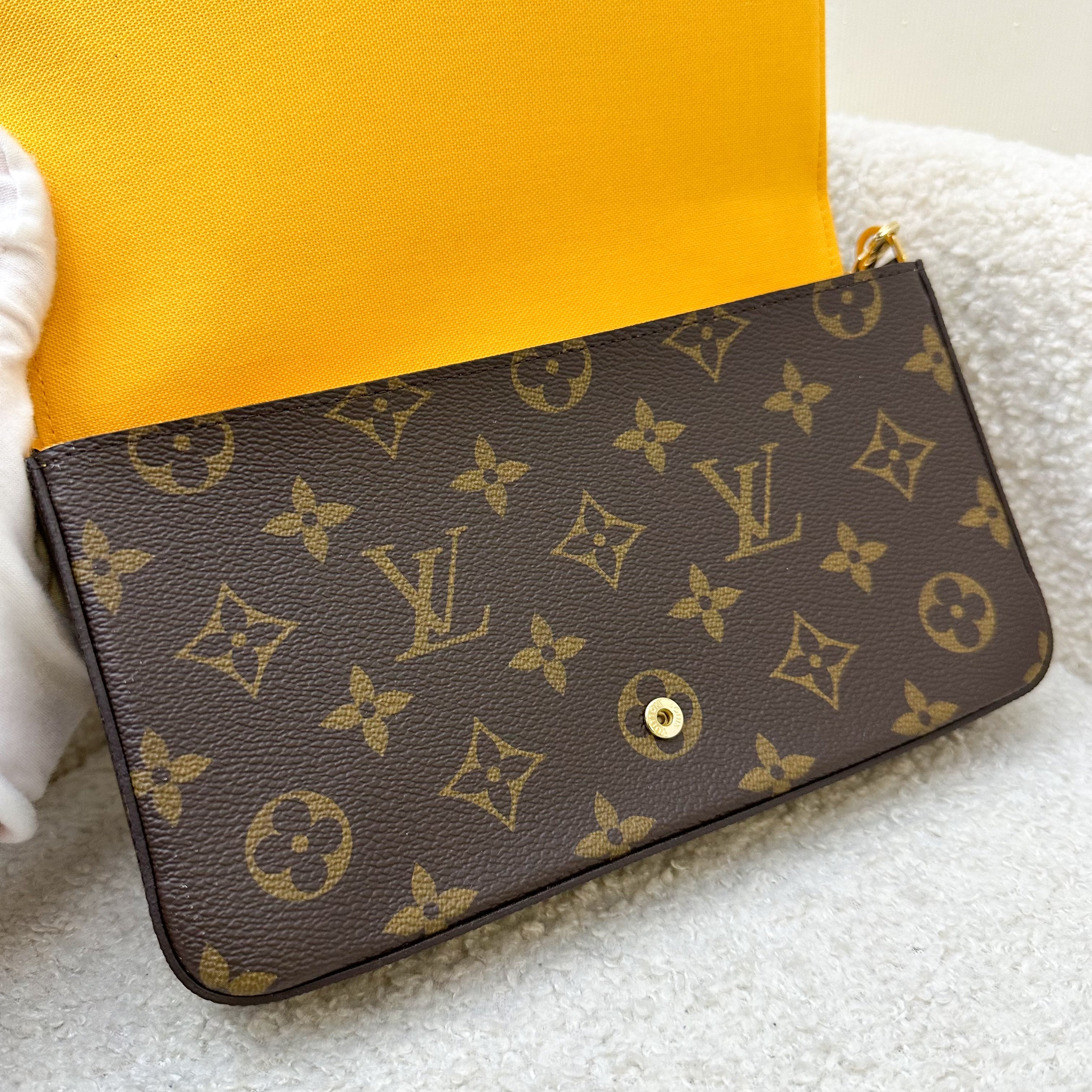 LV Felicie Pochette in Vivienne in New York Monogram Canvas and GHW