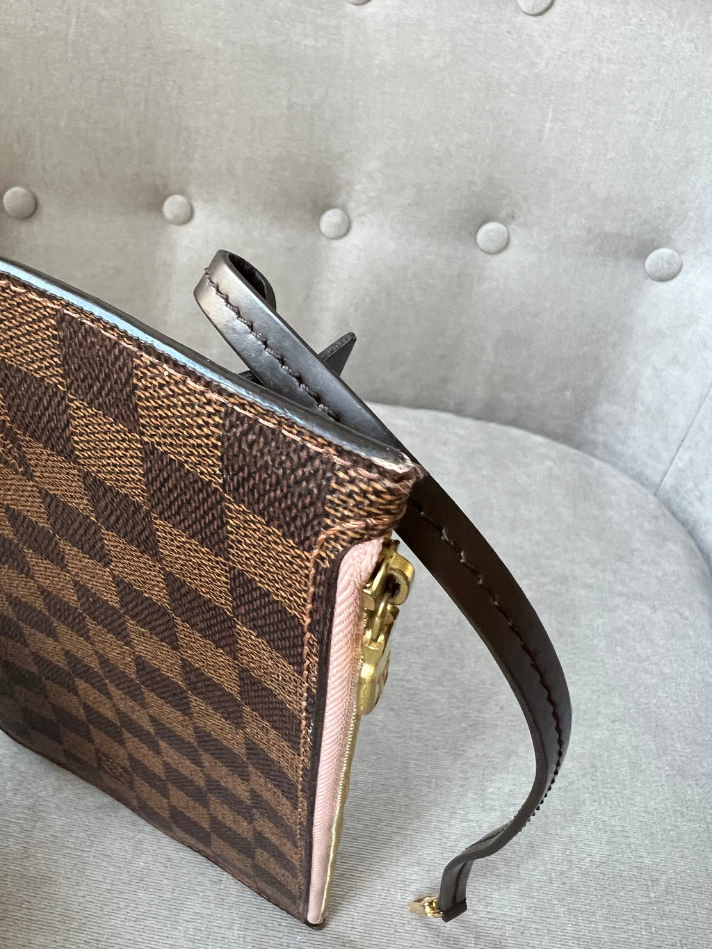 Louis Vuitton Pouch (from Neverfull MM) in Damier Ebene