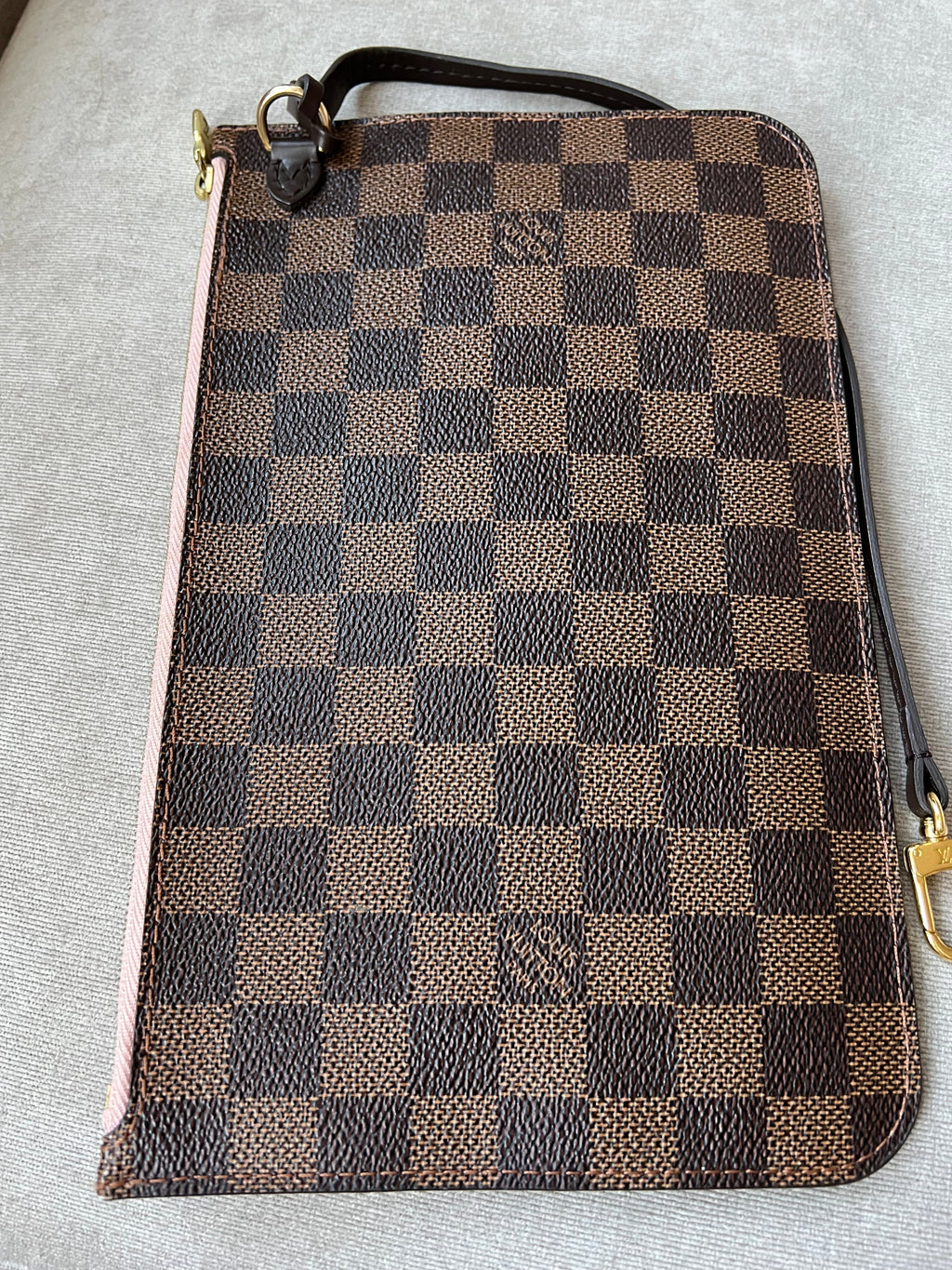 Louis Vuitton Pouch (from Neverfull MM) in Damier Ebene