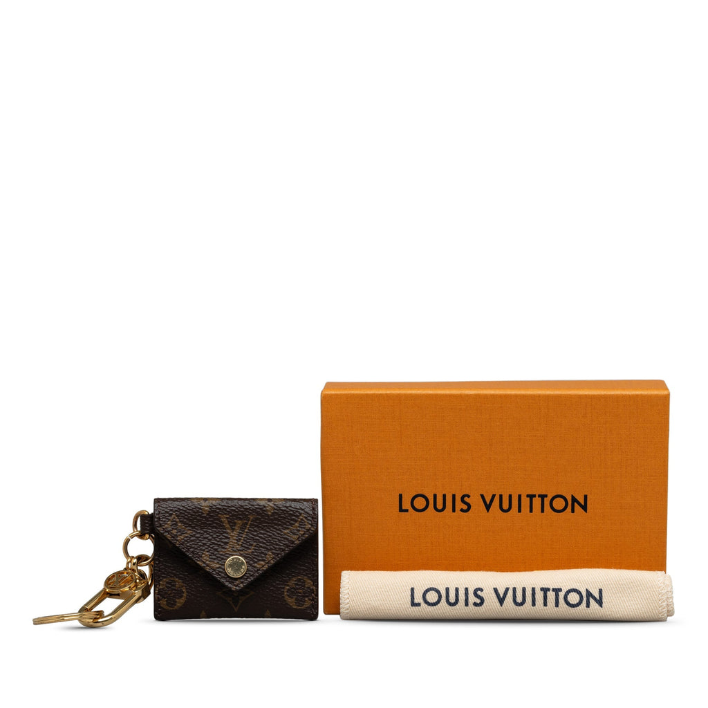 Brown Louis Vuitton Monogram Kirigami Bag Charm And Key Holder
