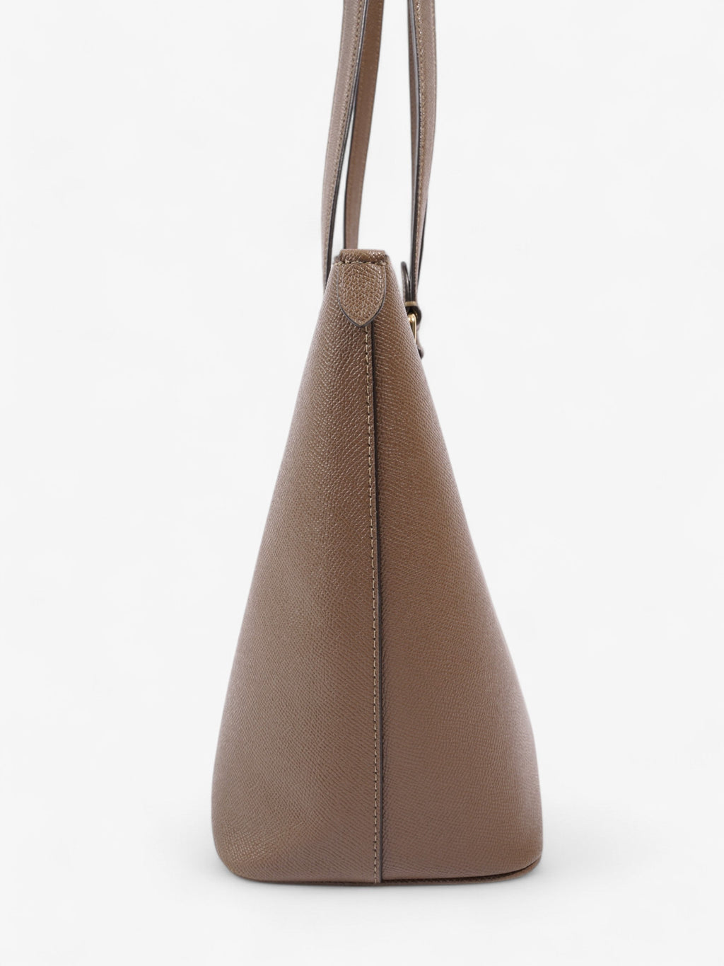 Coach Gallery Tote Light Brown Grained Leather