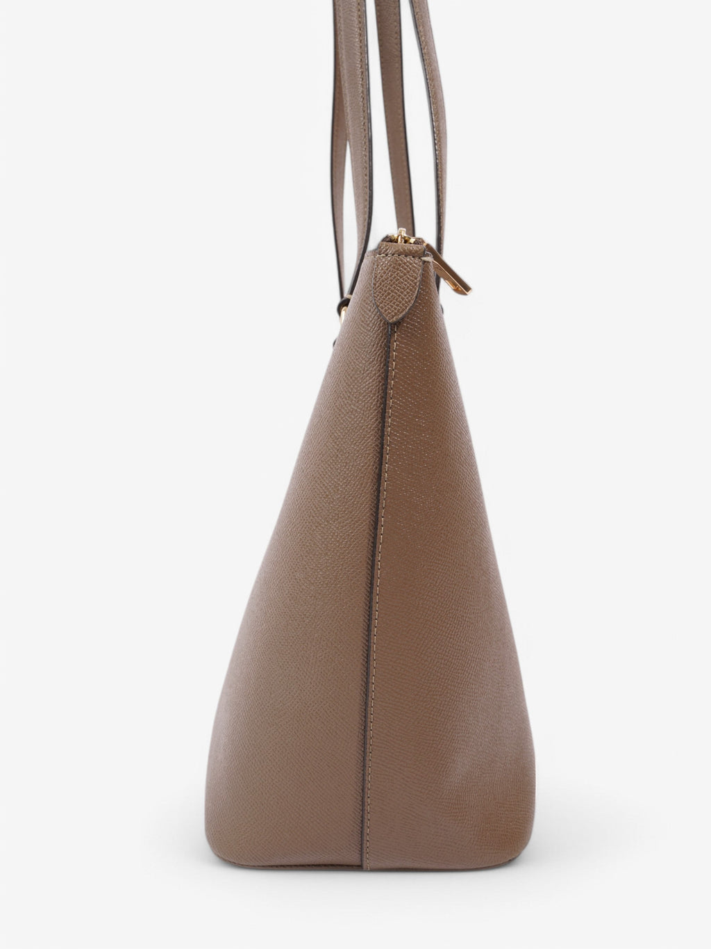 Coach Gallery Tote Light Brown Grained Leather