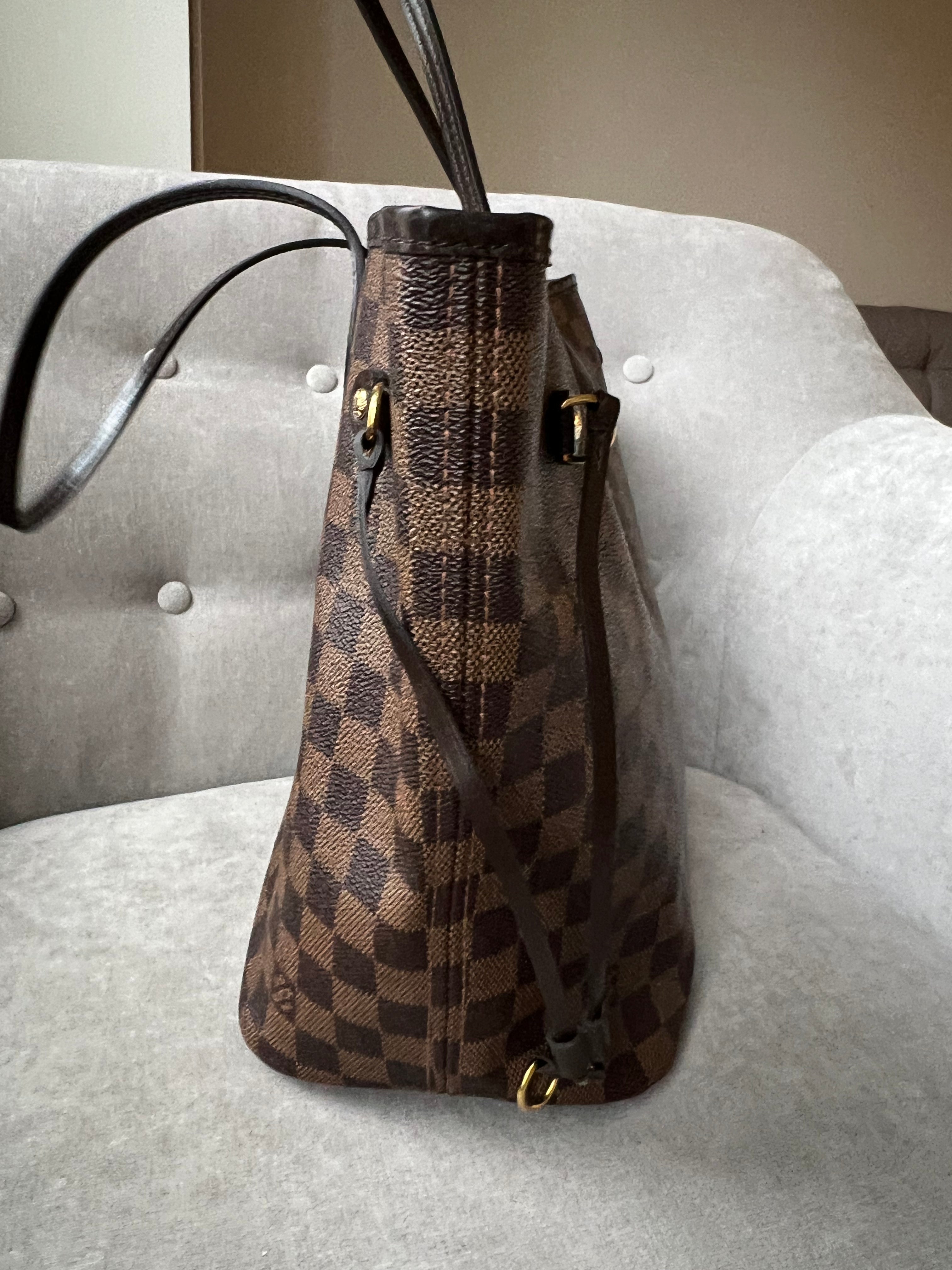 Louis Vuitton Neverfull MM Damier Ebene Cherry Interior (RRP £1,410)