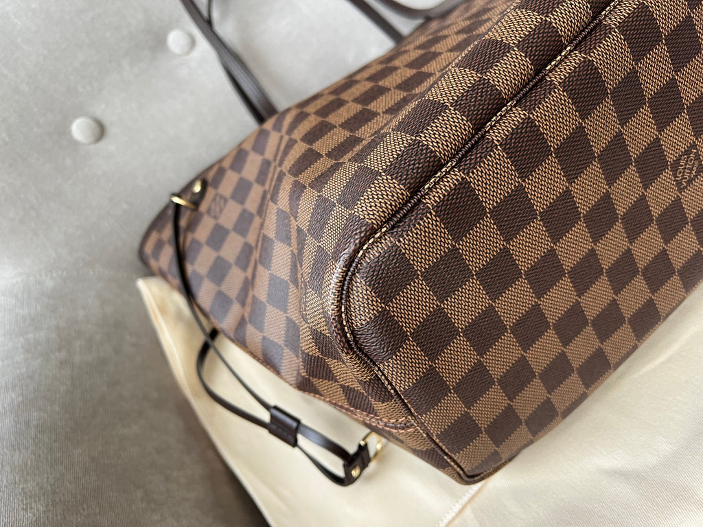 Louis Vuitton Neverfull MM Damier Ebene Cherry Interior (RRP £1,410)