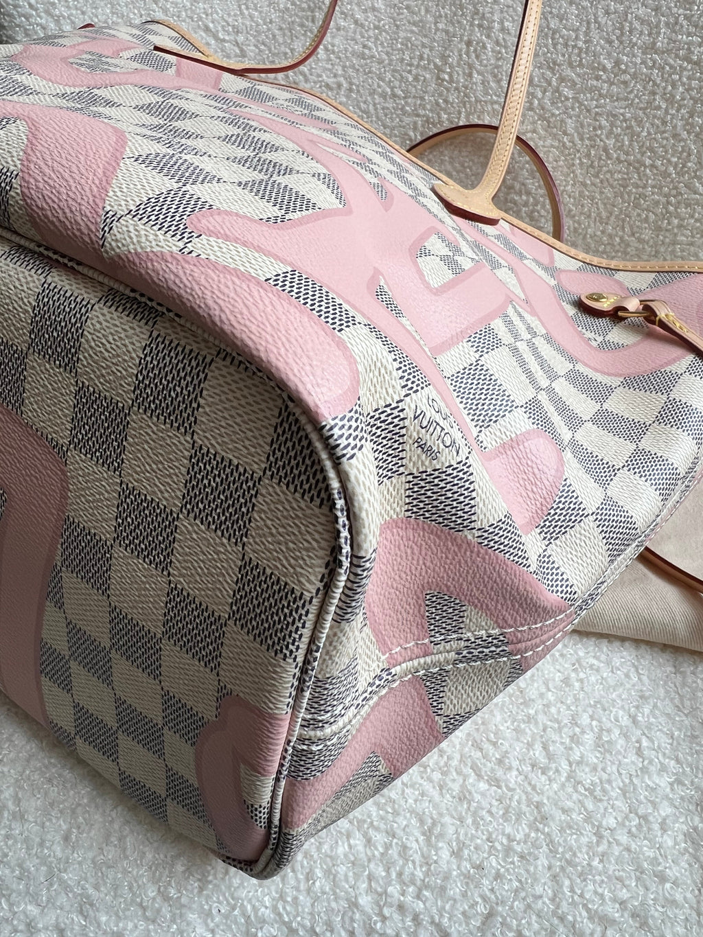 Louis Vuitton Neverfull MM Tahitienne Damier Azur Limited Edition