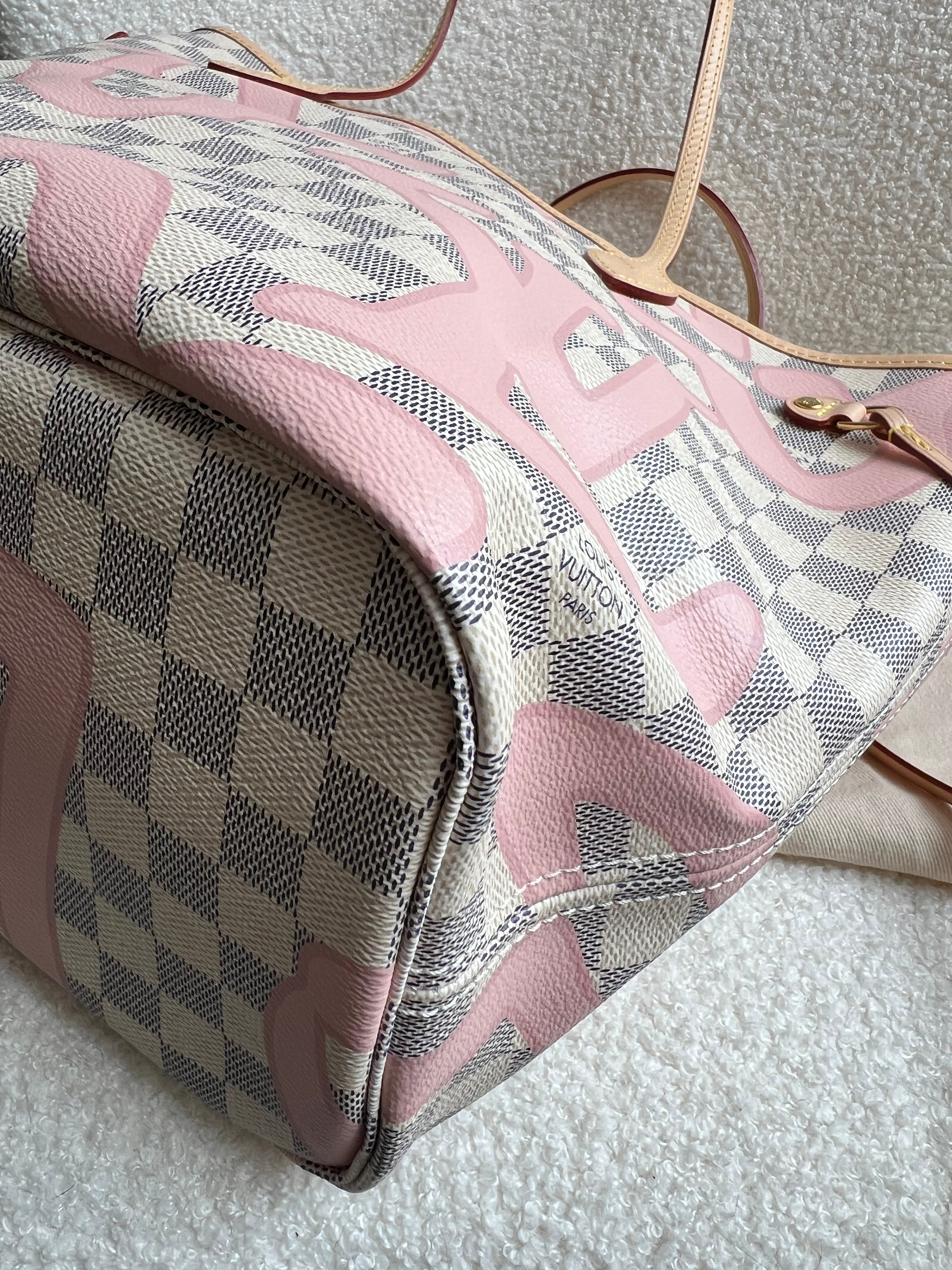 Louis Vuitton Neverfull MM Tahitienne Damier Azur Limited Edition