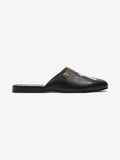 Gucci GG Yankees Loafers Black / Green / Red Leather EU 43 UK 9