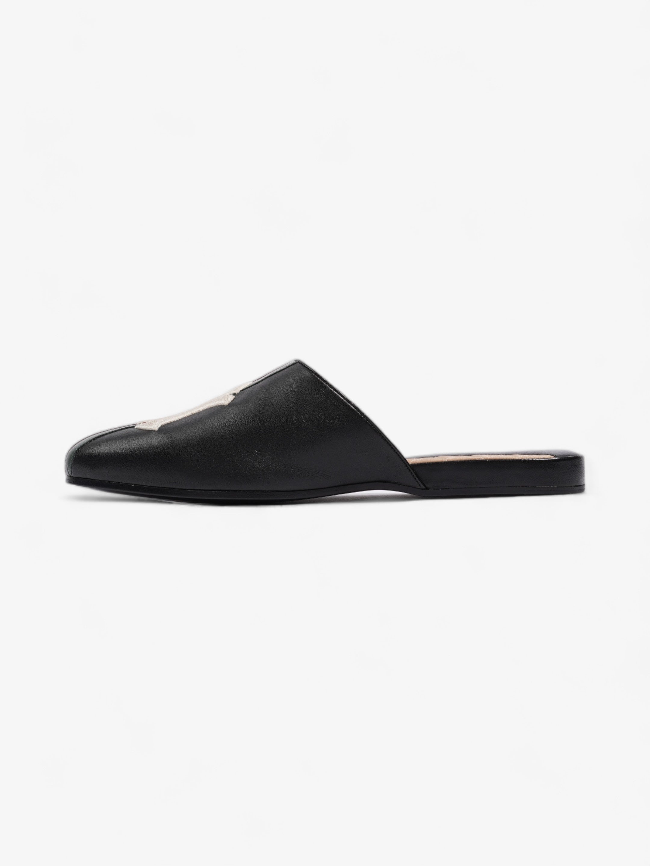 Gucci GG Yankees Loafers Black / Green / Red Leather EU 43 UK 9