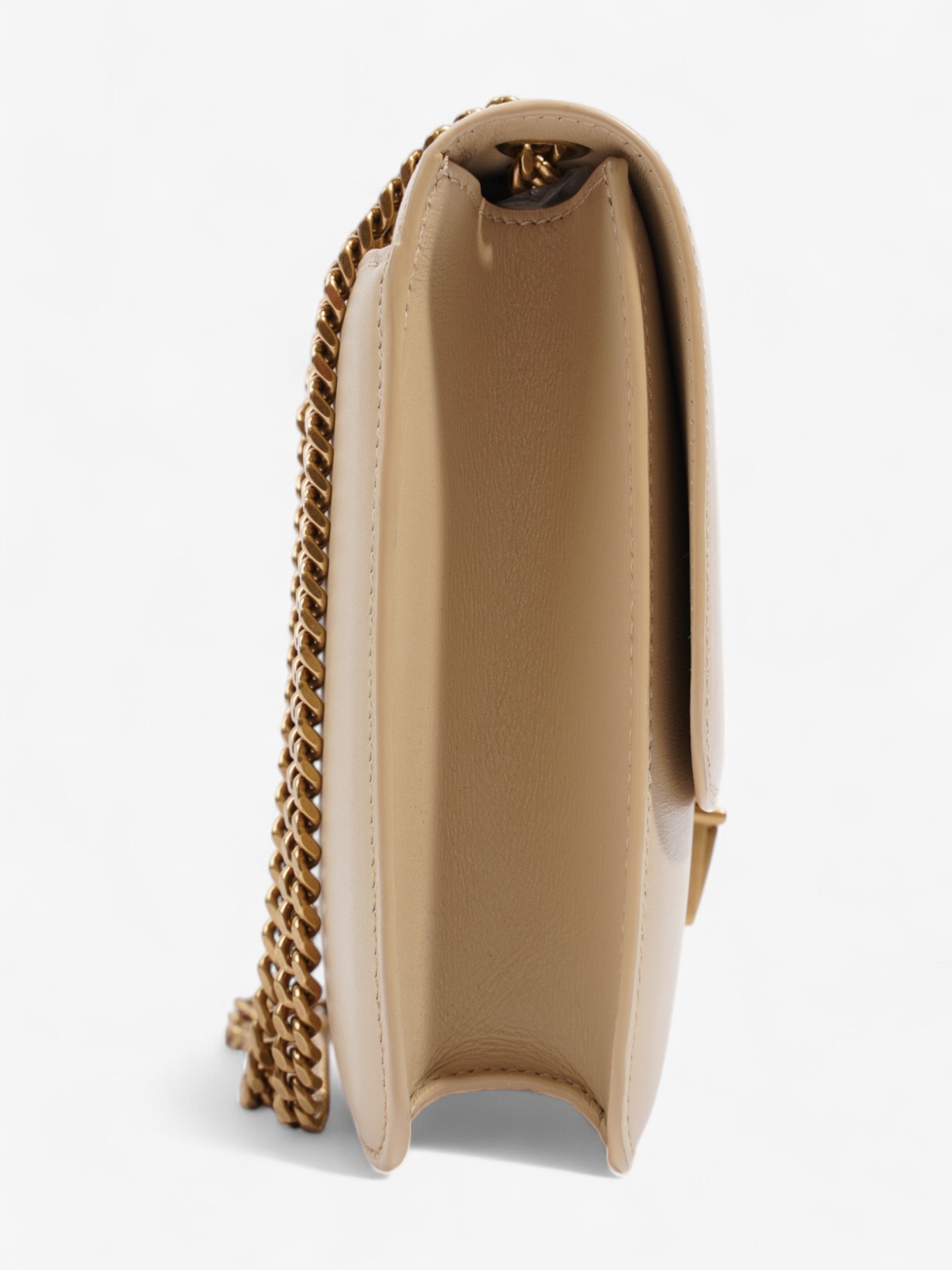 Saint Laurent Tuc Beige Leather
