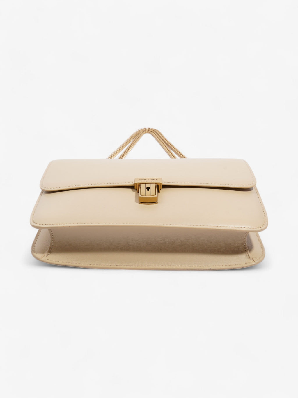 Saint Laurent Tuc Beige Leather