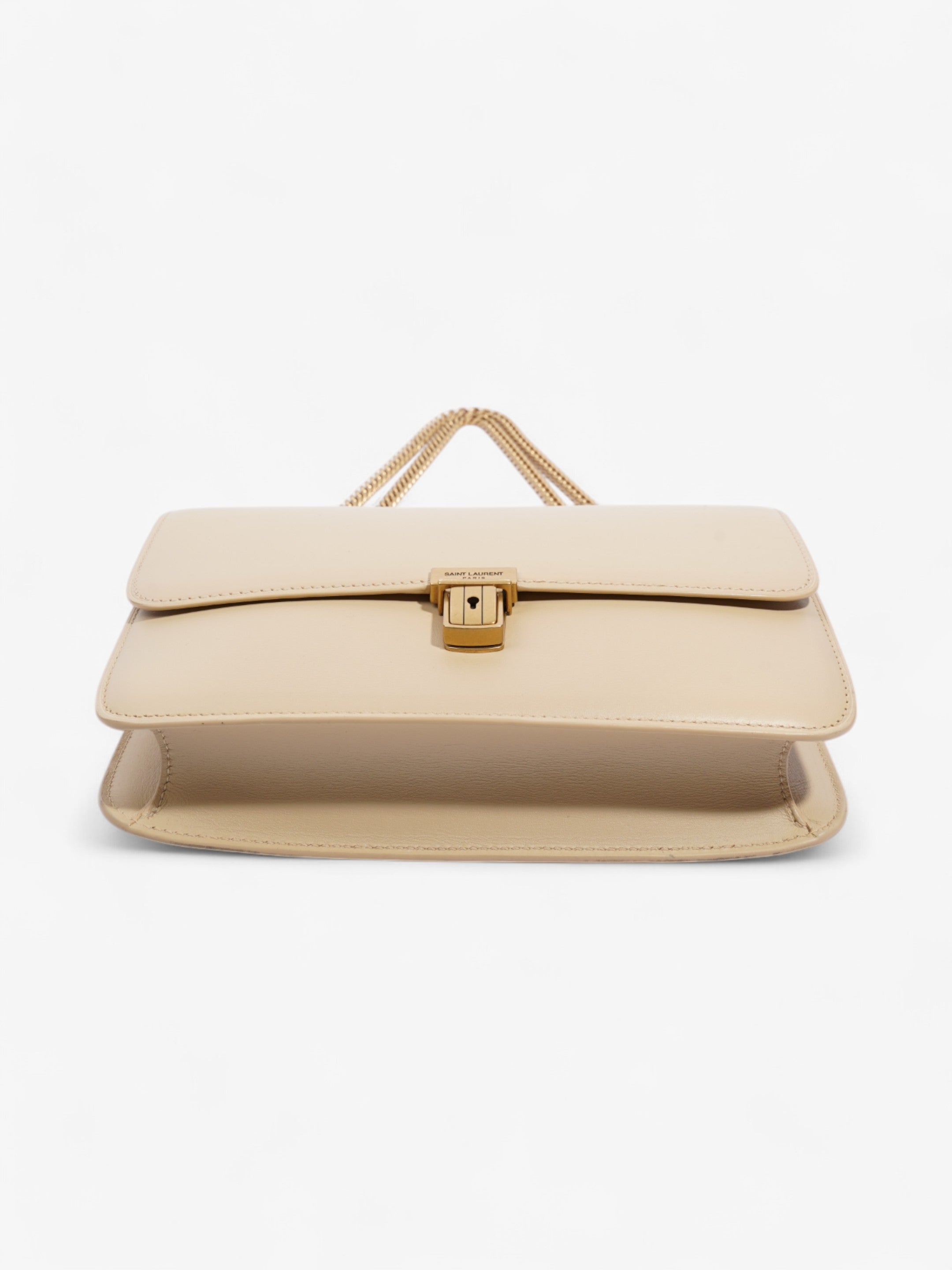 Saint Laurent Tuc Beige Leather