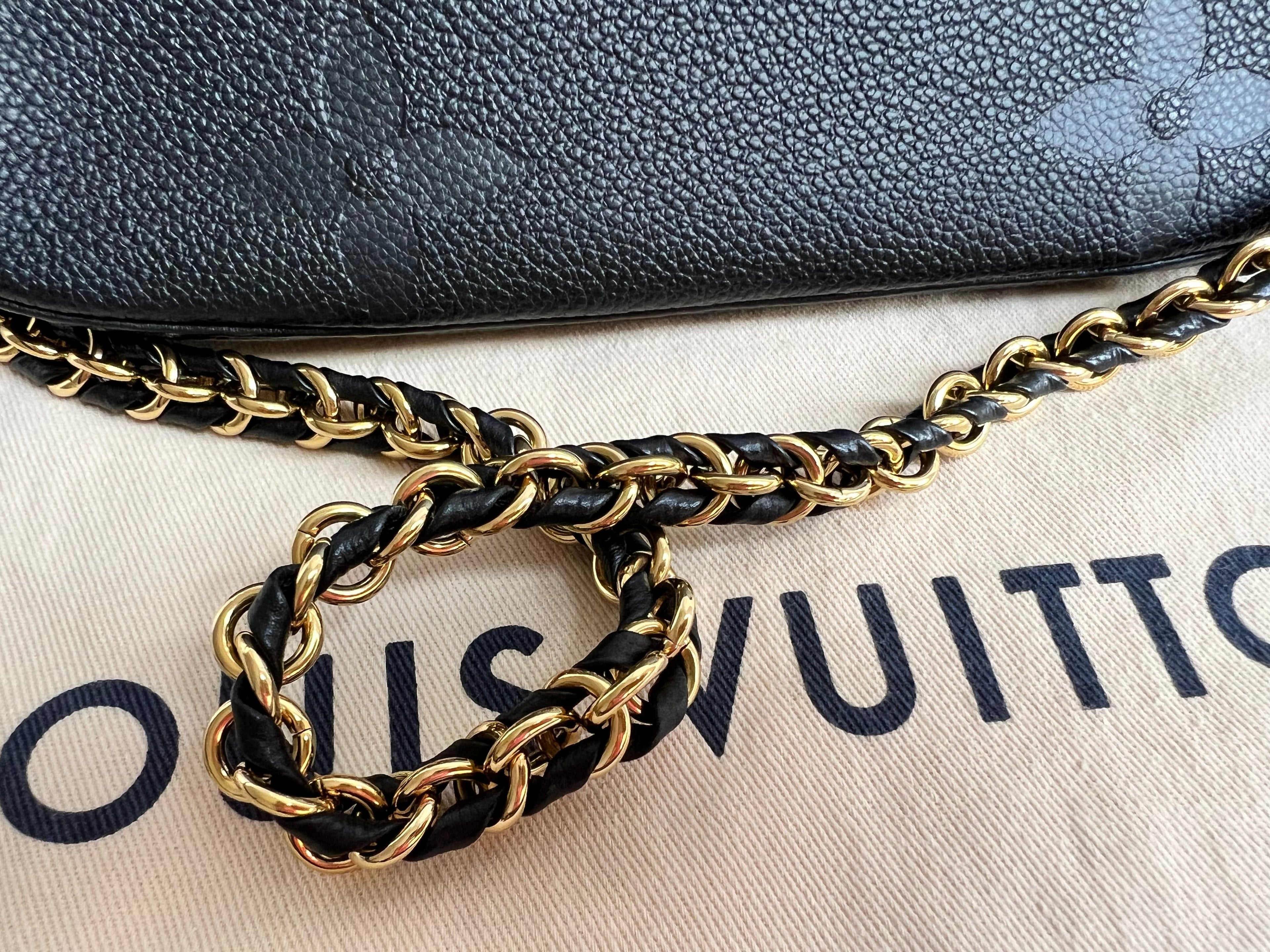Louis Vuitton Multi Pochette Accessoires Black Empreinte (RRP £2140)