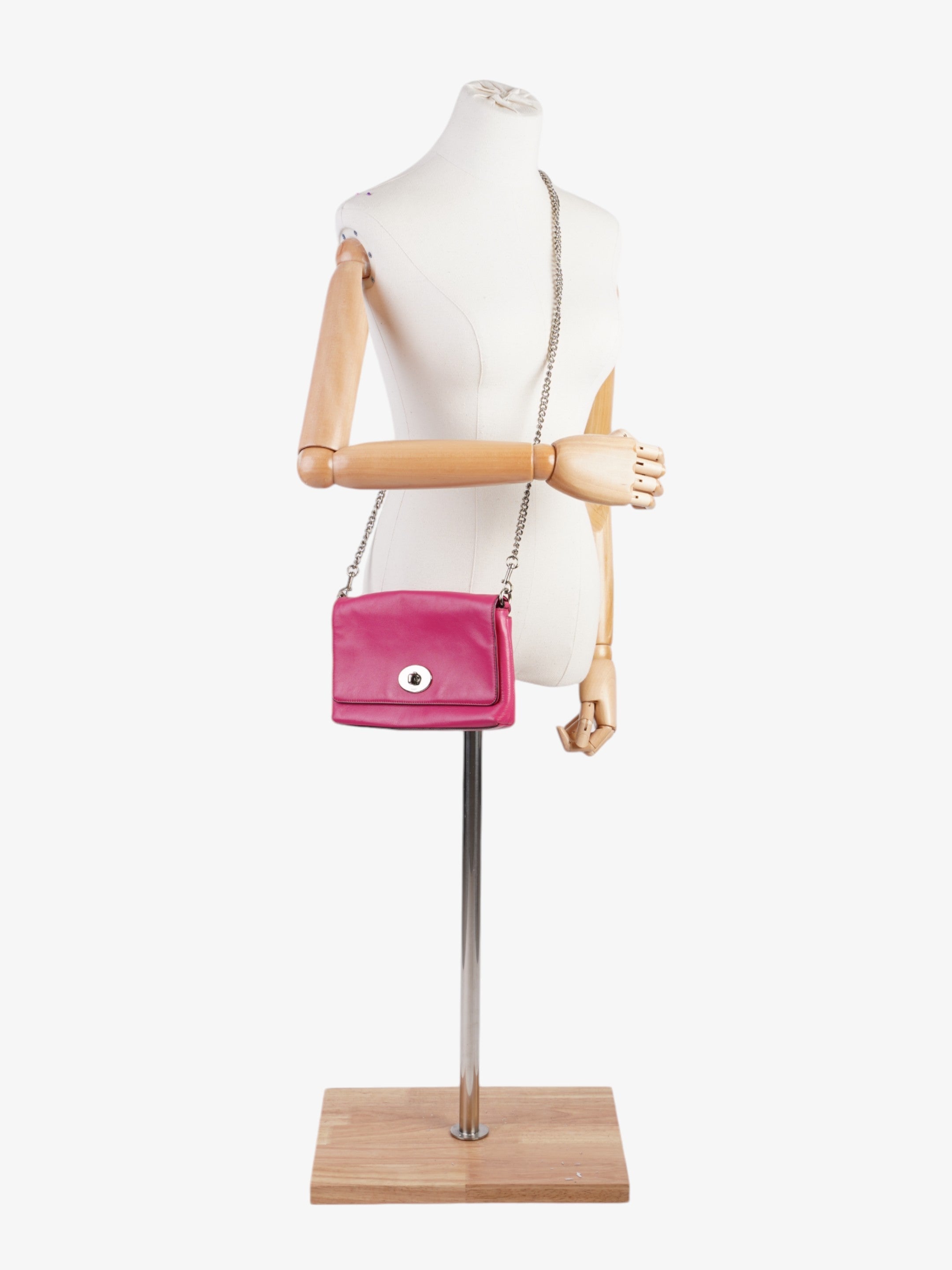 Coach Ruby Fuschia Leather