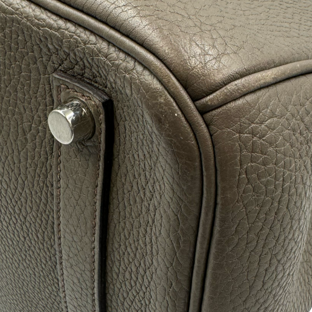 HermÃƒÆ’Ã‚Â¨s Birkin 35 Etain Clemence Palladium