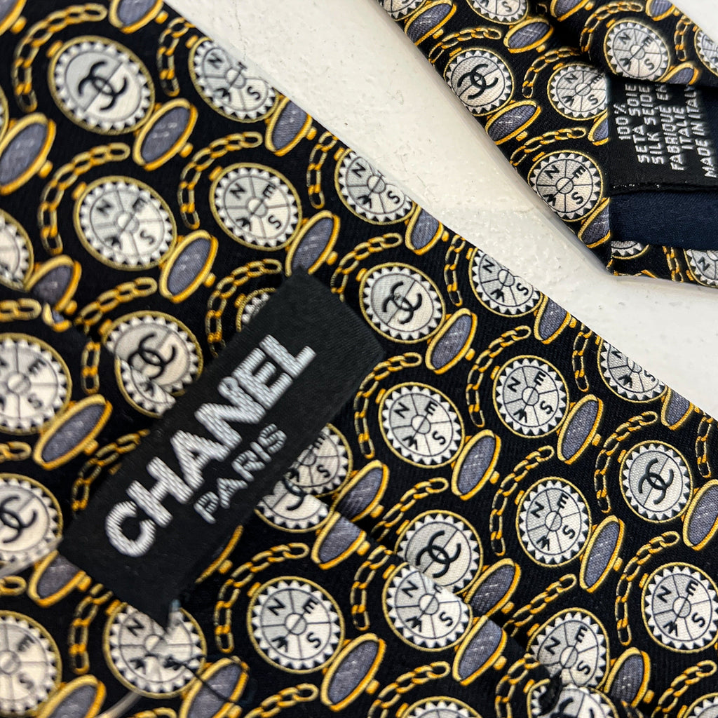 CHANEL CC Compass Neck Tie
