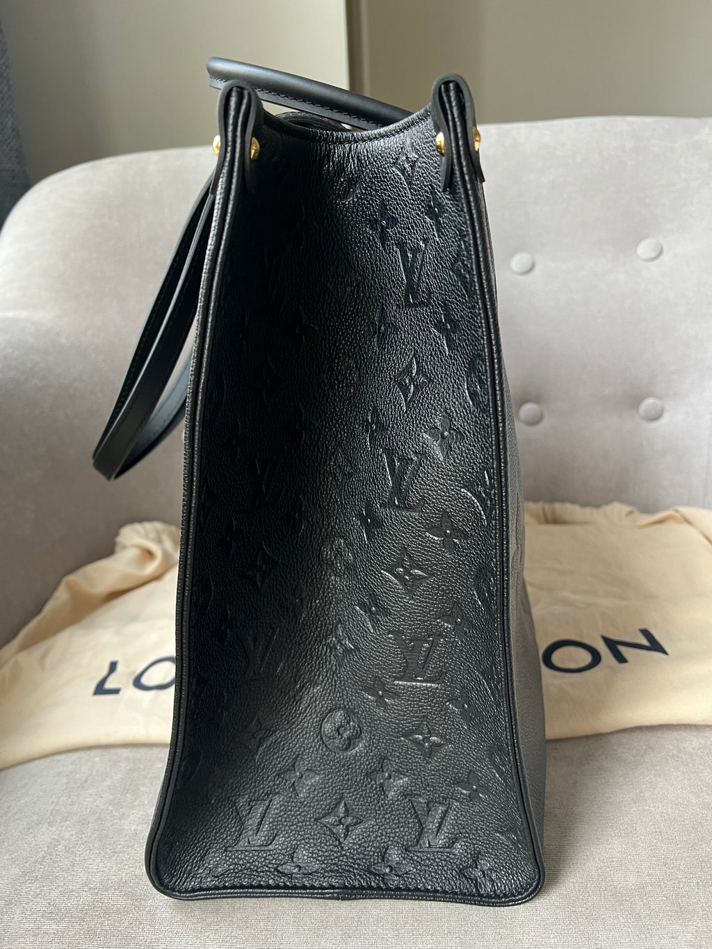 Louis Vuitton On the Go GM Black Empreinte (RRP £2,570)