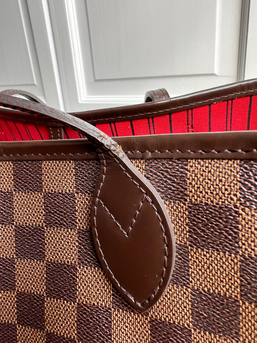 Louis Vuitton Neverfull MM Damier Ebene Cherry Interior (RRP £1,410)
