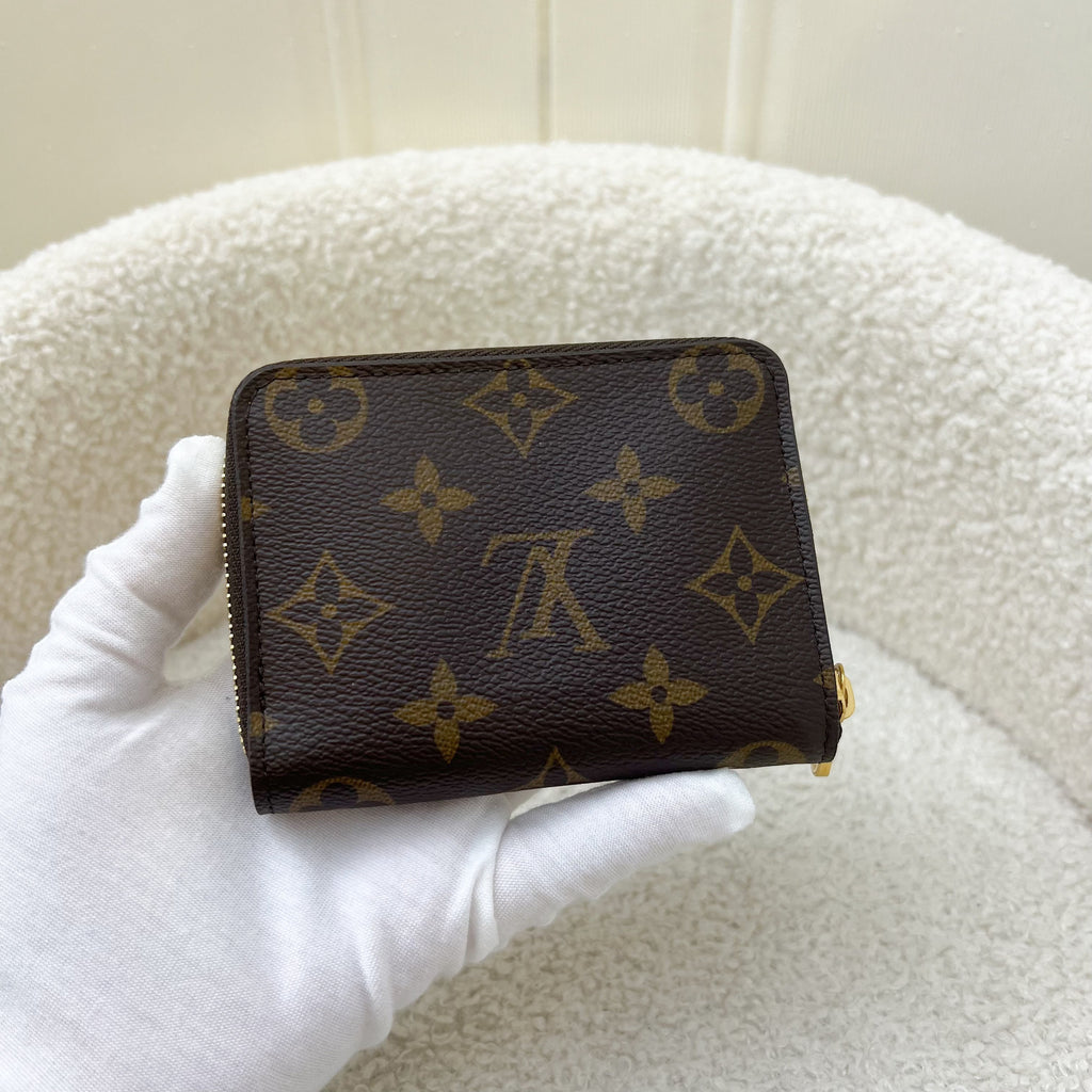 LV Zippy Card Holder / Coin Purse in Monogram Canvas GHW