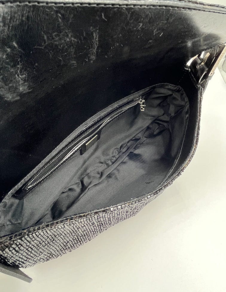 Fendi Sequin Beaded Baguette Bag
