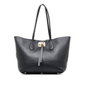 Black Ferragamo Gancini Tote Bag