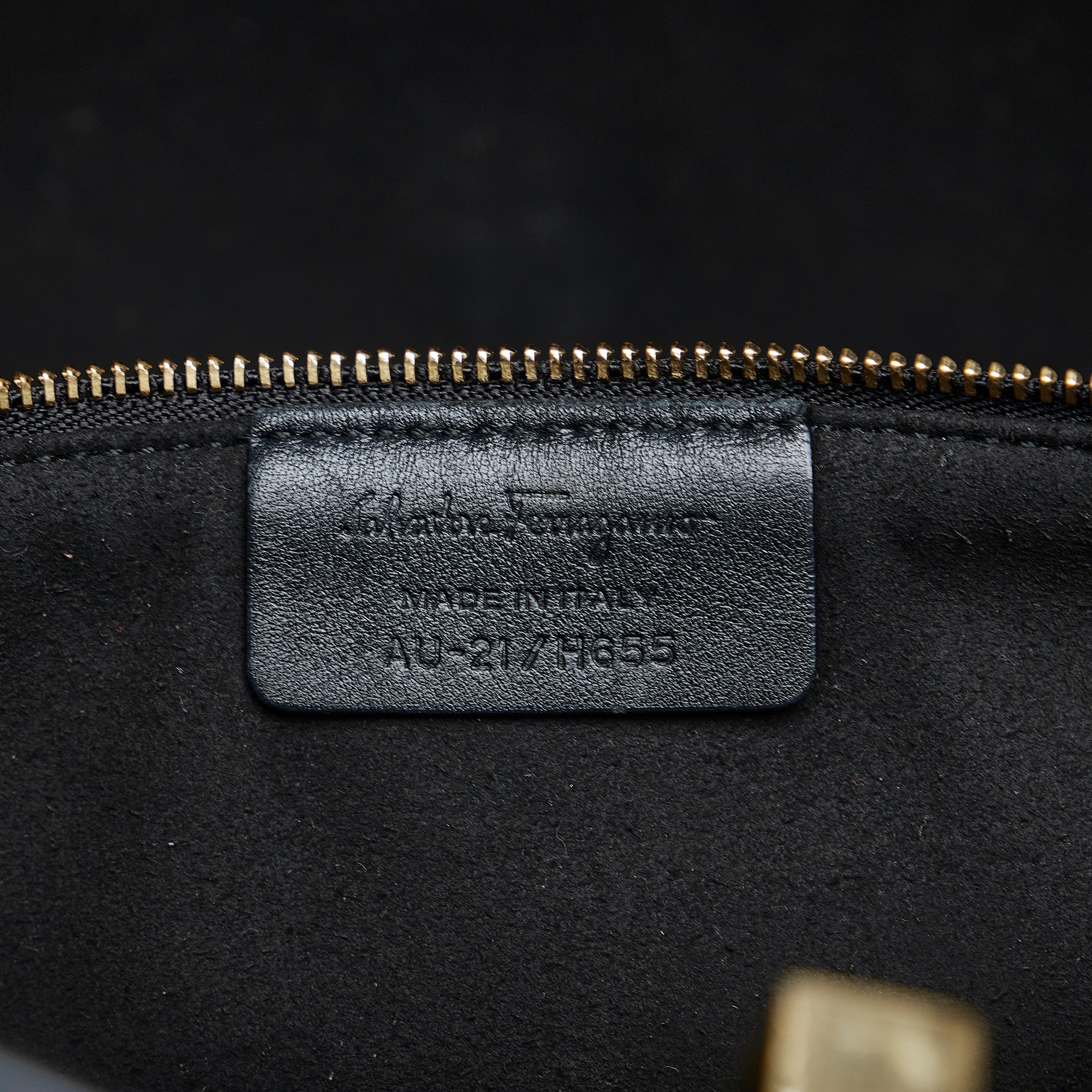 Black Ferragamo Gancini Tote Bag