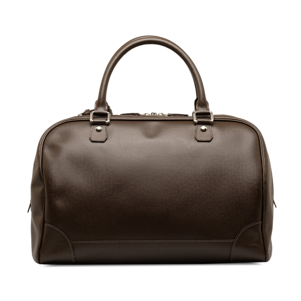 Brown Louis Vuitton Taiga Stanislav Travel Bag
