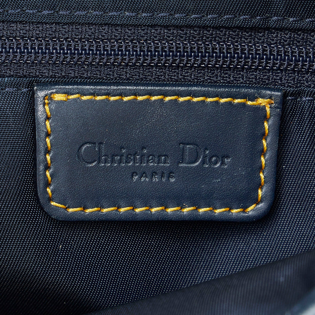 Dior Saddle Bag Blue Oblique Canvas