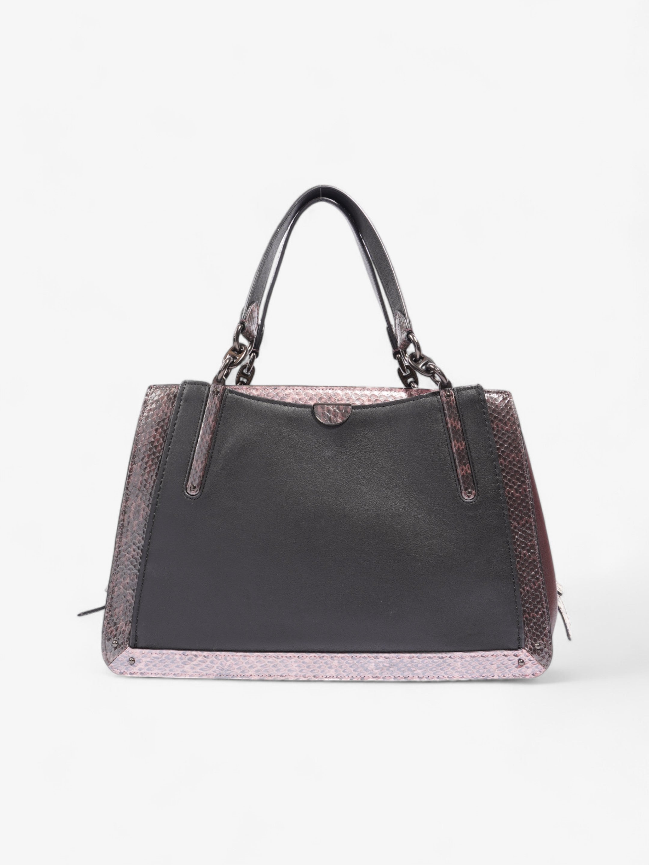 Coach Dreamer Black / Burgundy Leather 36