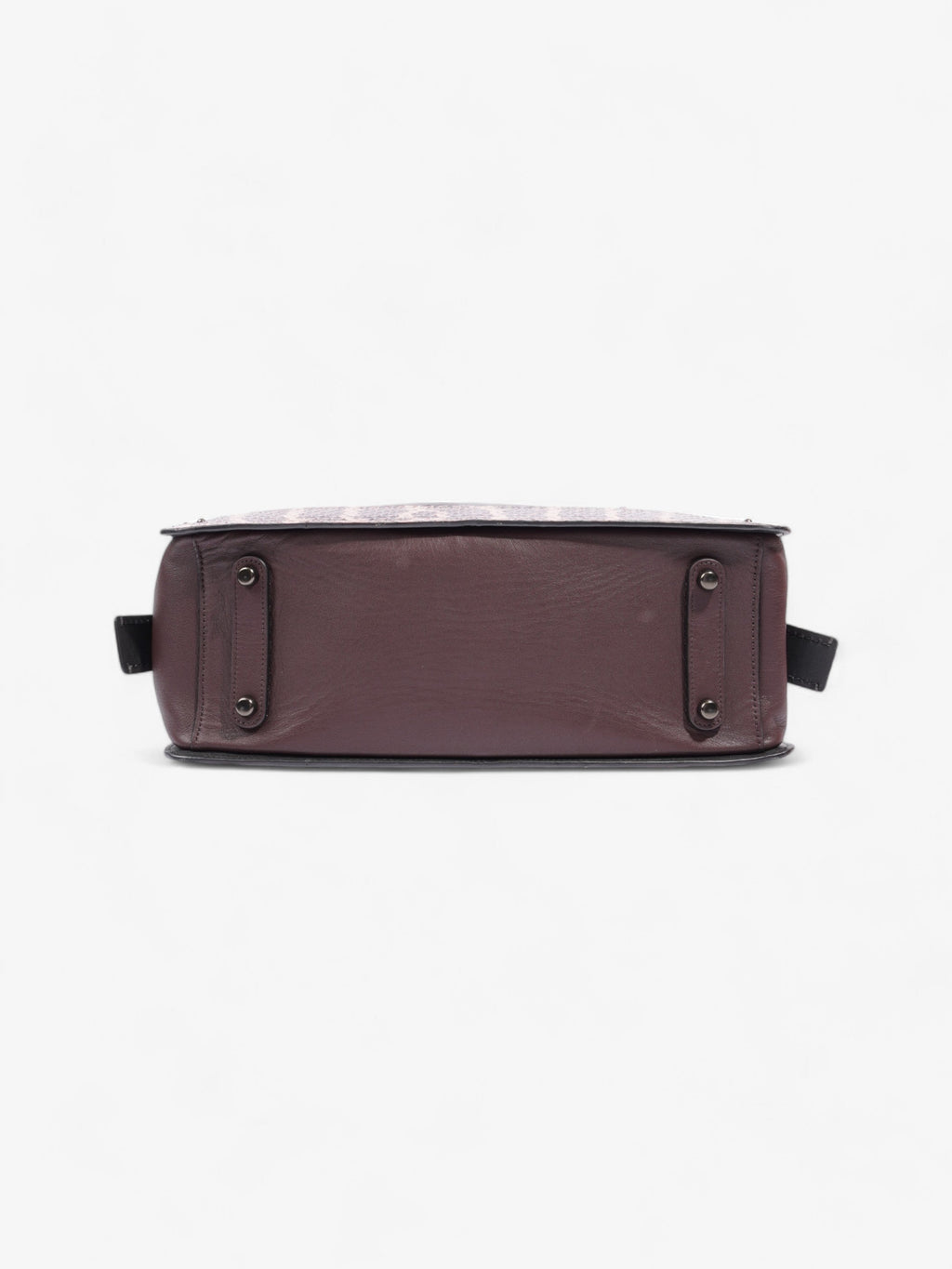 Coach Dreamer Black / Burgundy Leather 36