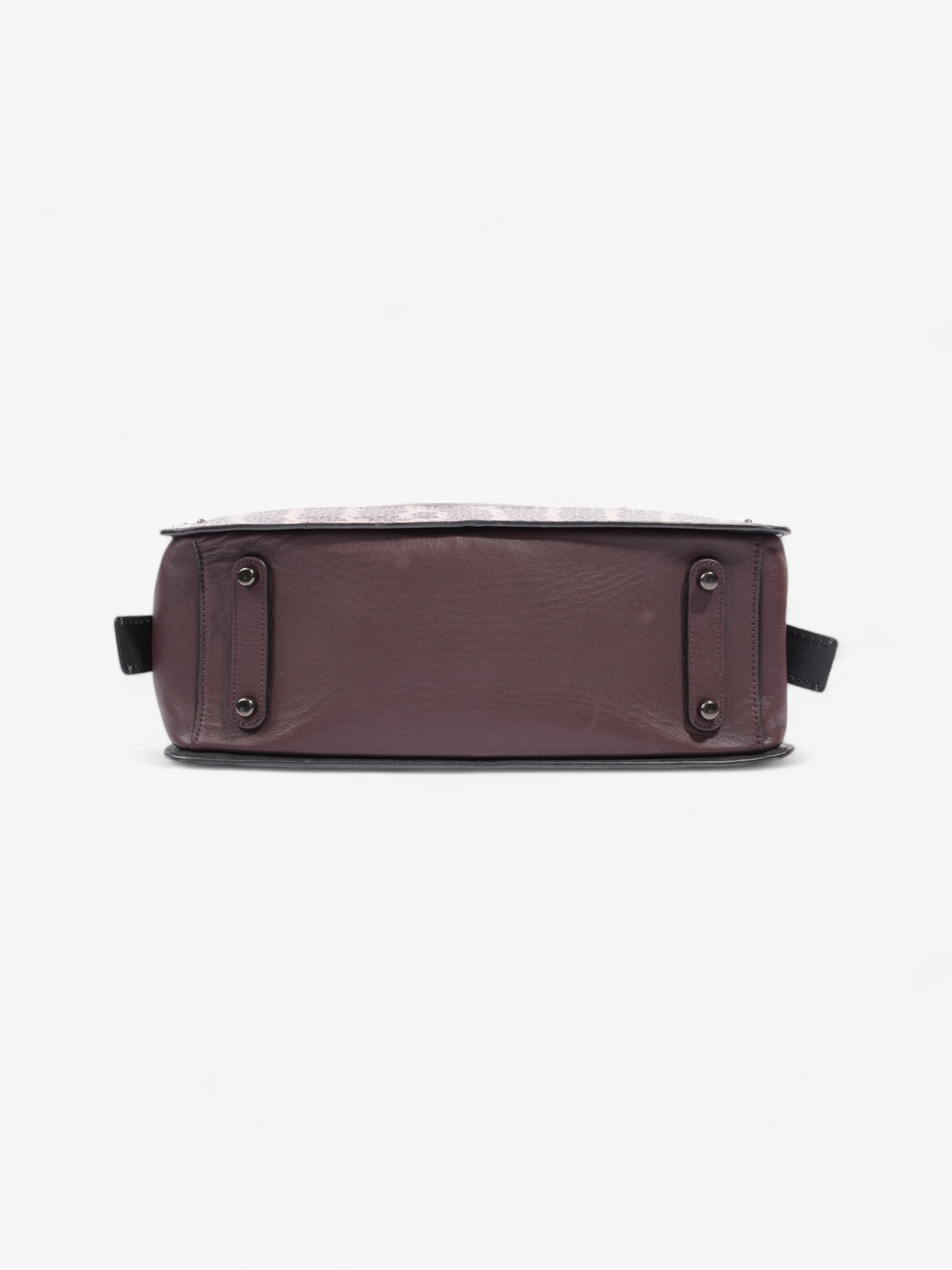 Coach Dreamer Black / Burgundy Leather 36