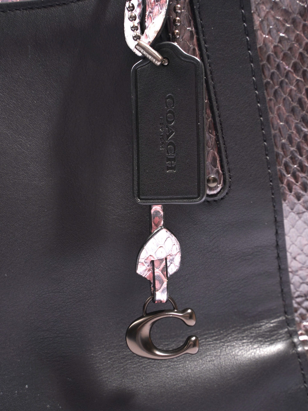 Coach Dreamer Black / Burgundy Leather 36
