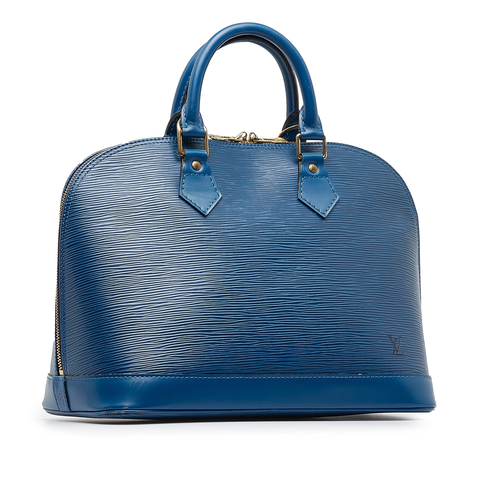 Louis Vuitton Alma PM Blue Epi
