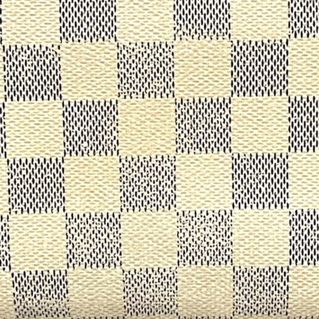 White Louis Vuitton Damier Azur Zippy Wallet
