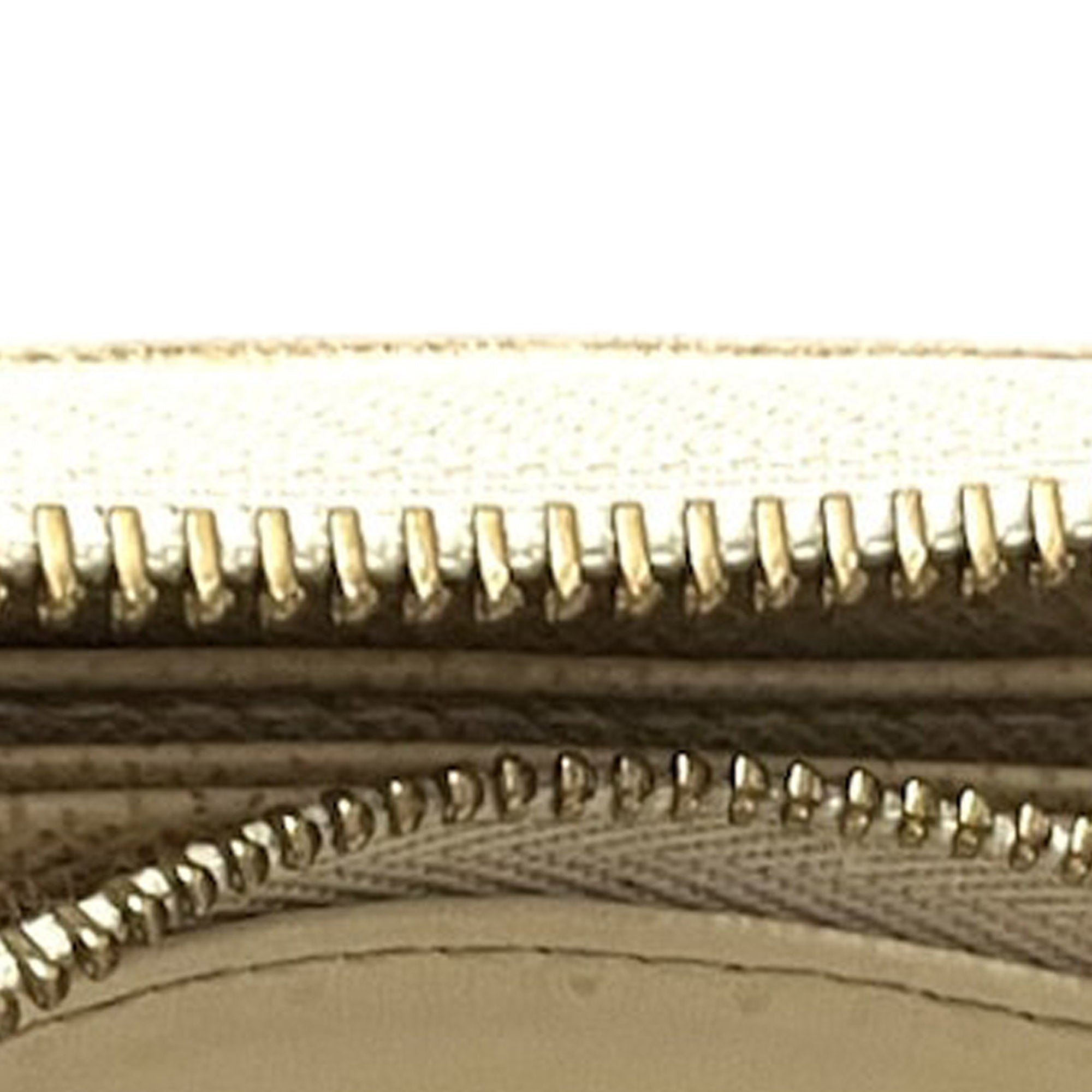 White Louis Vuitton Damier Azur Zippy Wallet