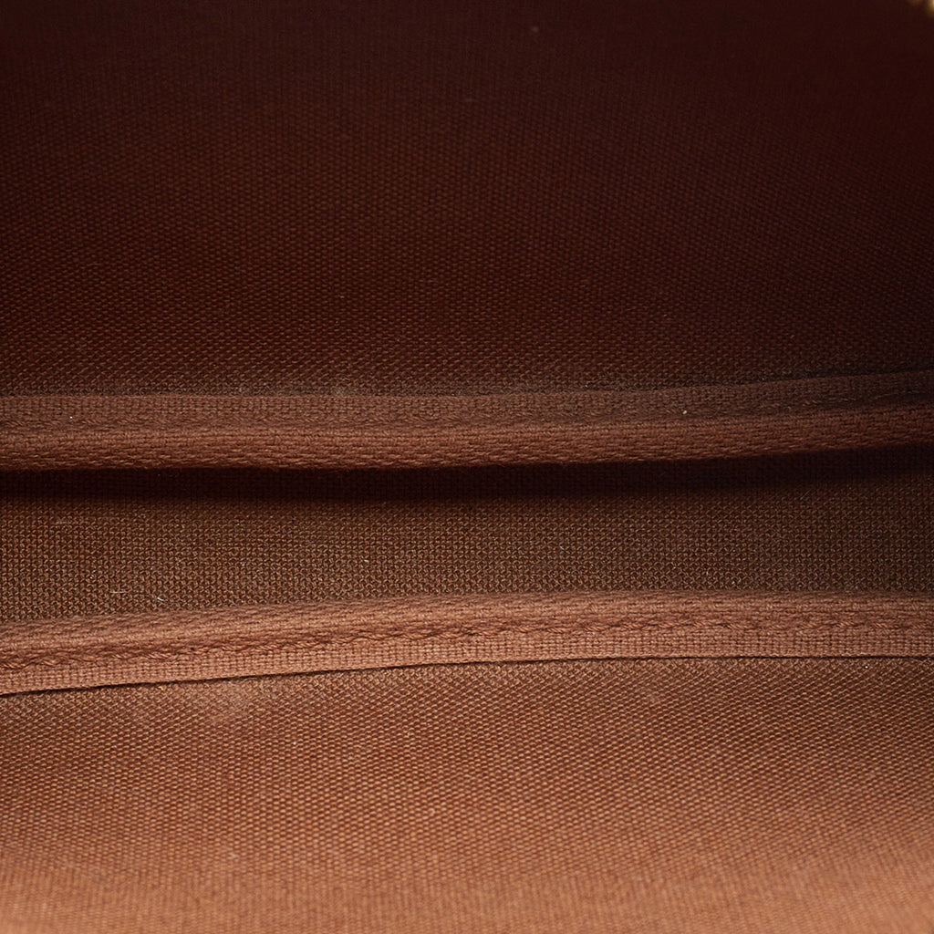 Brown Louis Vuitton Monogram Pochette Accessoires Baguette