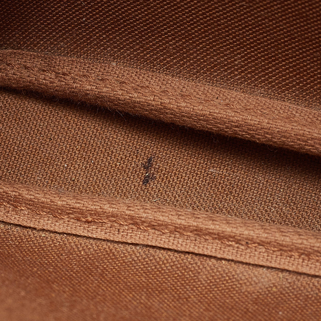 Brown Louis Vuitton Monogram Pochette Accessoires Baguette